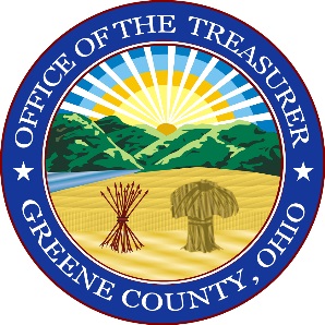 County Treasurer Currently Accepting Pre-Payment 