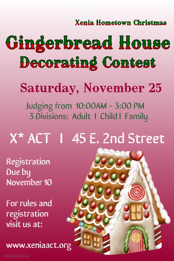XACT Gingerbread house contest 2017